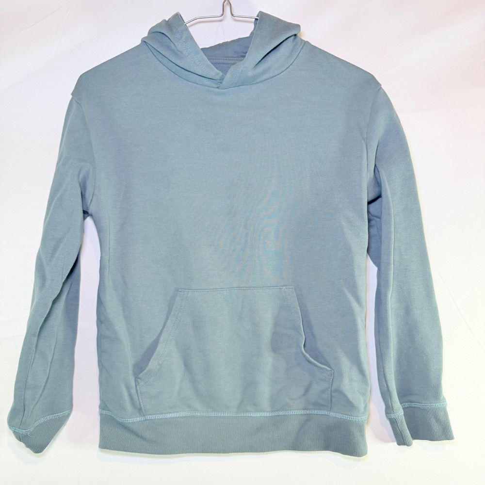 Primark Boys Dusty Blue Pullover Hoodie Sweatshirt Size 9-10 Years 140cm